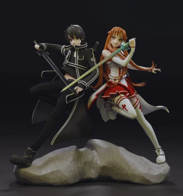 Kirito Asuna Sword Art Online STL